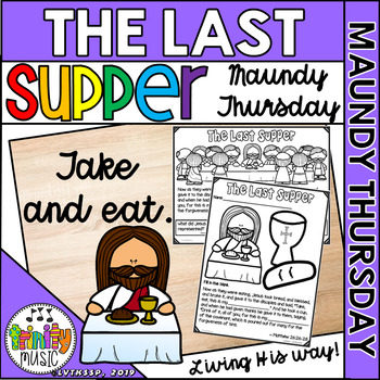 Preview of The Last Supper Coloring Handouts (Worksheets)