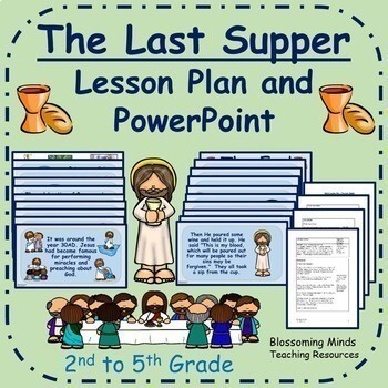 Preview of The Last Supper Lesson Plan and PowerPoint (Easter) - Grades 2 to 5