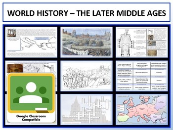 Preview of The Later Middle Ages - Complete Unit - Google Classroom Compatible