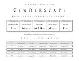 The Latin Genderscape: Distribution Of Gender Across Declensions