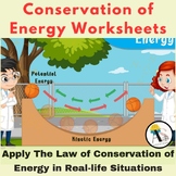 The Law of Conservation of Energy Printable Worksheets_Ans