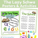 The Lazy Schwa Poster and Activities