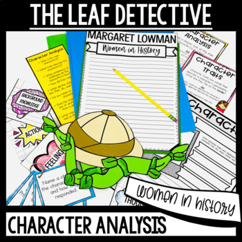 Preview of The Leaf Detective Reading Comprehension Activities | Women's History Month
