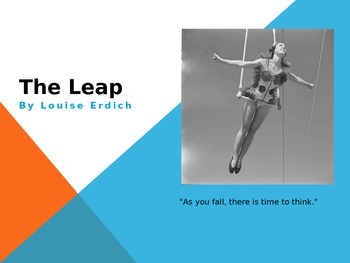 Preview of The Leap By Louise Erdrich Short Story Lesson