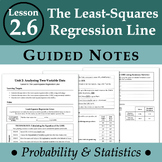 The Least-Squares Regression Line (ProbStat - Lesson 2.6)