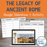 The Legacy of Ancient Rome Google Slideshow and Activity