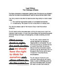 The Legal Defense: Independent Book Culminating Project