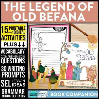 Preview of THE LEGEND OF OLD BEFANA activities READING COMPREHENSION - Book Companion