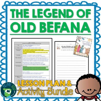 Preview of The Legend of Old Befana by Tomie dePaola Lesson Plan and Google Activities