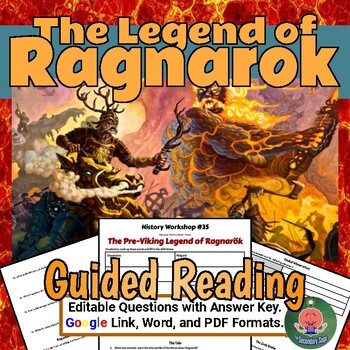 Preview of The Legend of Ragnarok No Prep Lesson