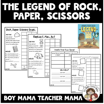 LEGEND OF ROCK, PAPER, SCISSORS BOOK CRAFT