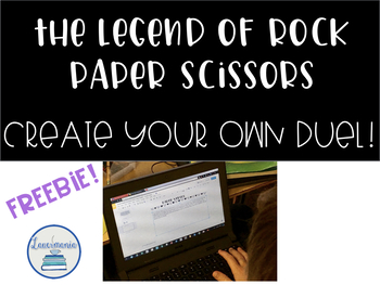 Preview of The Legend of Rock Paper Scissors Create Your Own Battle FREEBIE!