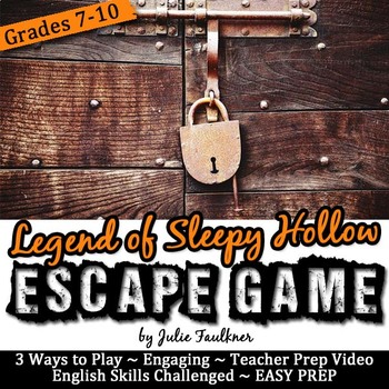 Preview of Escape Room Break Out Box Game, The Legend of Sleepy Hollow