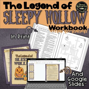 Preview of THE LEGEND OF SLEEPY HOLLOW WORKBOOK: Digital and Print Story Analysis