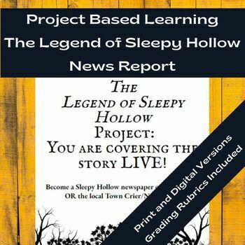 Preview of The Legend of Sleepy Hollow Project Based Learning: News Reports  