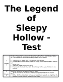 The Legend of Sleepy Hollow Test