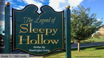 Preview of The Legend of Sleepy Hollow, adapted for students with disabilities