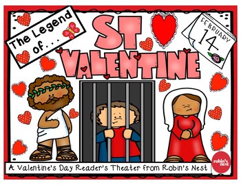 Preview of The Legend of St. Valentine Reader's Theater w/ GREAT vocabulary activities