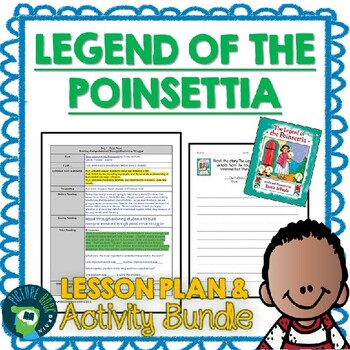 Preview of The Legend of the Poinsettia by Tomie dePaola Lesson Plan and Activities