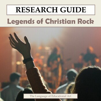 Preview of The Legends of Christian Rock Music Research Project — Music & ELA — Rubric