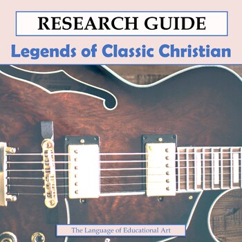 Preview of The Legends of Classic Christian Music Research Project — Music & ELA — Rubric