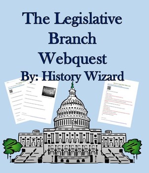 Preview of The Legislative Branch Webquest