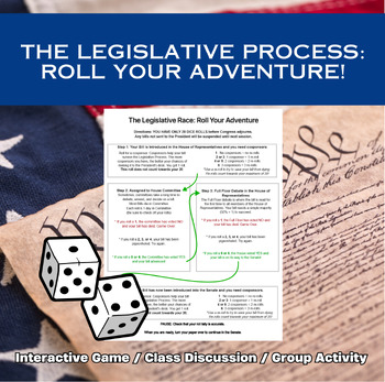 Preview of The Legislative Process: Roll Your Adventure