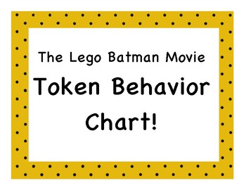 Lego Batman Reward Chart