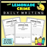 The Lemonade Crime Writing Prompt Set - Writing Prompts fo