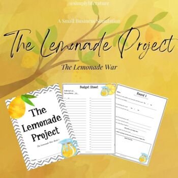 Preview of The Lemonade Project: A Small Business Simulation