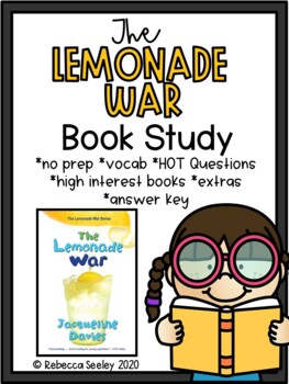 Preview of The Lemonade War: Book Study