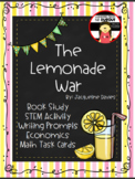 The Lemonade War Bundle - Novel Study, STEM, Math Task Cards