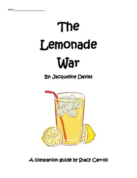 Preview of The Lemonade War Companion Guide