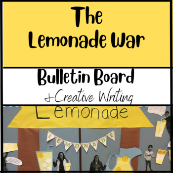 Preview of The Lemonade War Cute Bulletin Board & Fun Creative Writing Activity