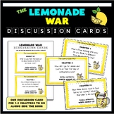 The Lemonade War Discussion Task Cards & Writing Activity 