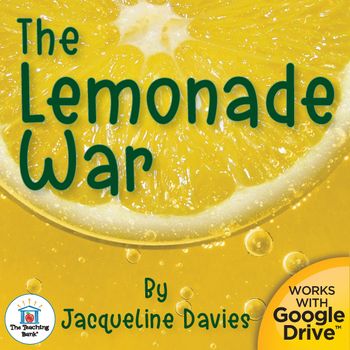 Preview of The Lemonade War Novel Study Book Unit