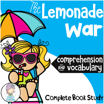 Preview of The Lemonade War Novel Study Unit