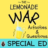 The Lemonade War Novel Study for Special Education with co