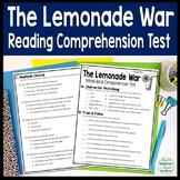 The Lemonade War Test | 4 Page The Lemonade War Quiz | Ass