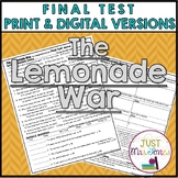 The Lemonade War by Jacqueline Davies Final Test