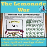 The Lemonade War by Jacqueline Davies Graphic Organizer an