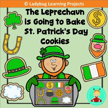 Preview of The Leprechaun is Going to Bake St. Patrick's Day Cookies - Emergent Reader Set