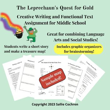 Preview of The Leprechaun's Quest for Gold, Creative Writing/Functional Text, Middle School