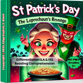 Preview of St. Patrick's Day| Leprechauns| ESL ELL ELA Differentiated Reading Comprehension