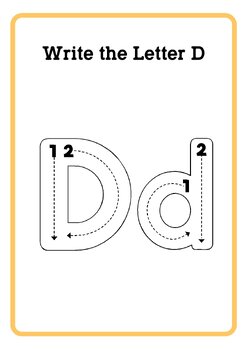 The Letter D | Alphabet Letter of the week | Toddler Activities | TPT