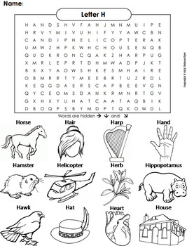 phonics letter of the week h teaching resources tpt