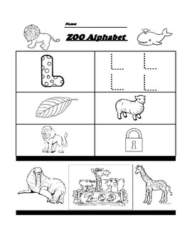 The Letter L Worksheet by Northeast Education | TPT