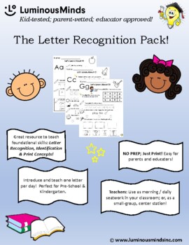 Preview of The Letter Recognition Pack