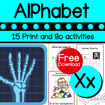 Find the Letter X Worksheet, Alphabet X Hunt Activity Free Printable for  Kids - worksheetspack