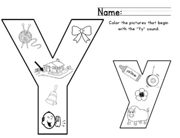 The Letter Y by Cindy Dundalow | TPT